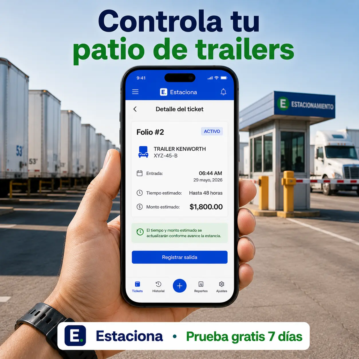 Software para patio de trailers y unidades | Estaciona